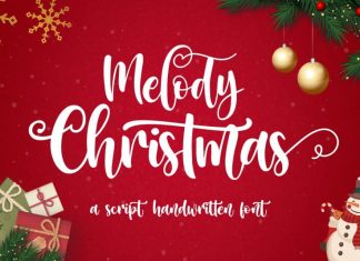 Melody Christmas Calligraphy Font