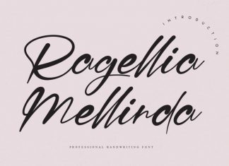 Ragellia Mellinda Script Font