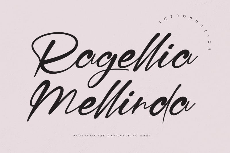 Ragellia Mellinda Script Font