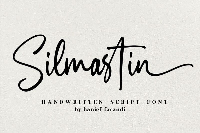 Silmastin Handwritten Font