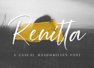 Renitta Handwritten Font