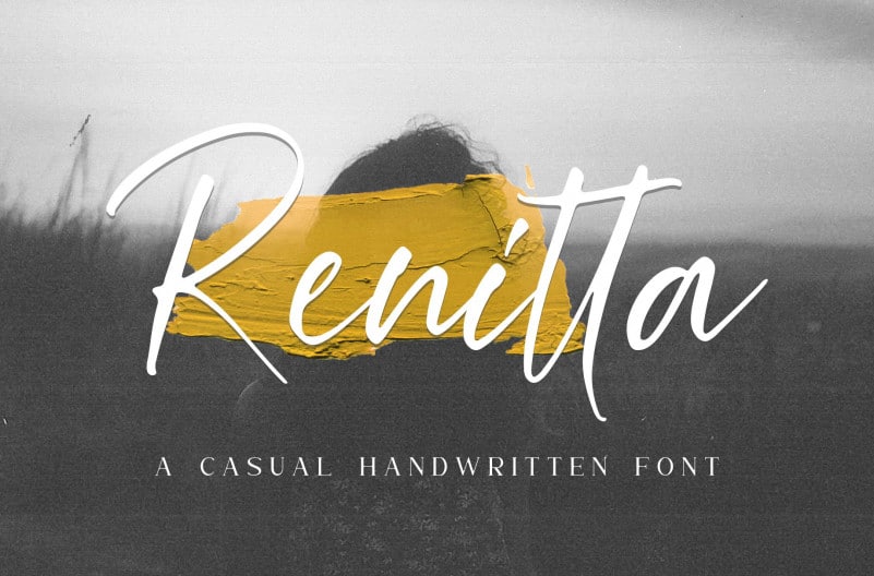 Renitta Handwritten Font