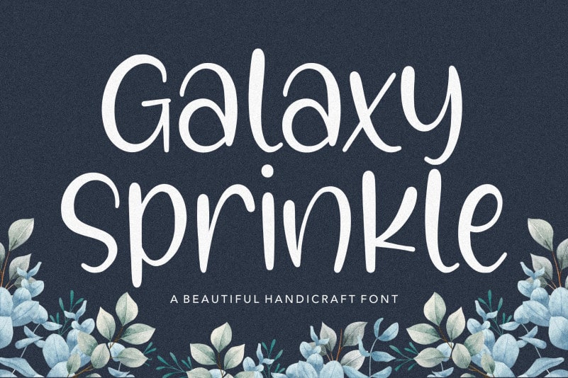 Galaxy Sprinkle Beautiful Handcraft Font
