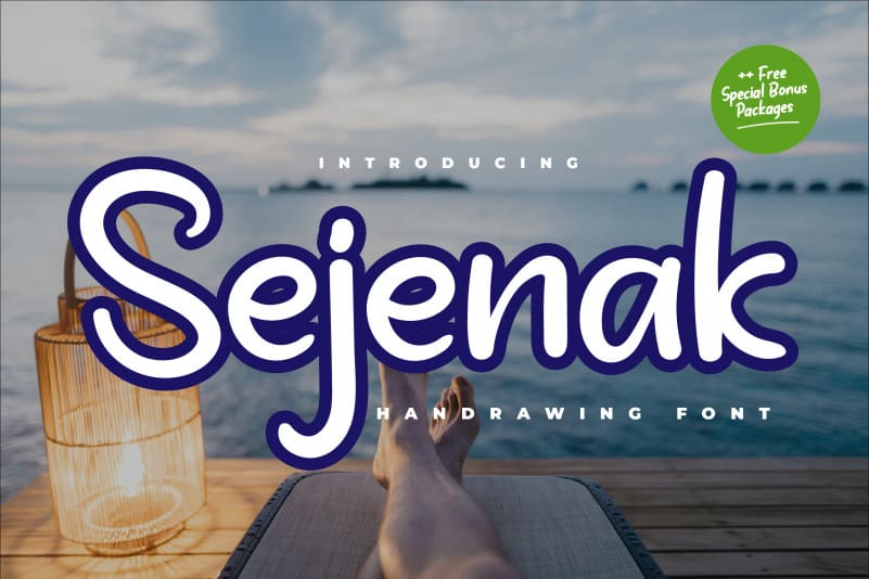 Sejenak Display Font
