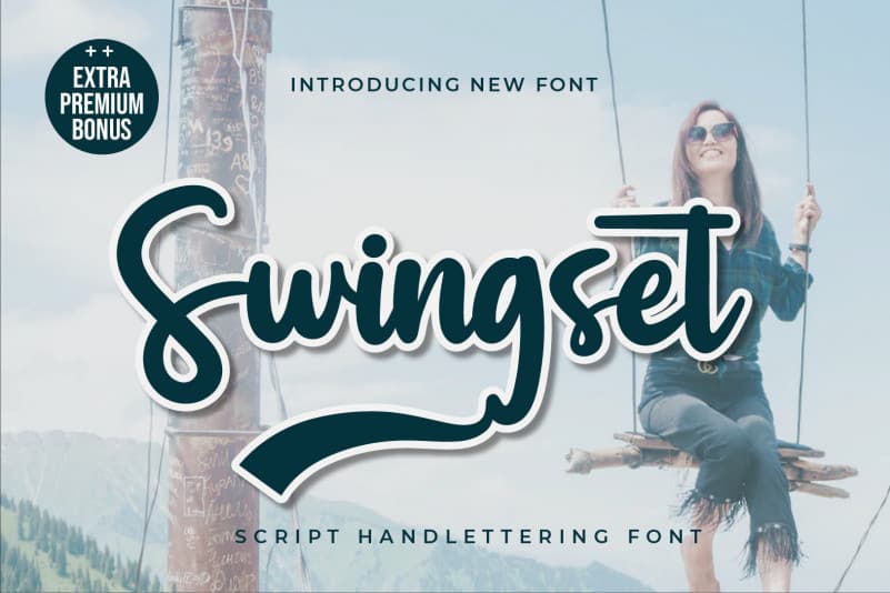 Swingset Script Font