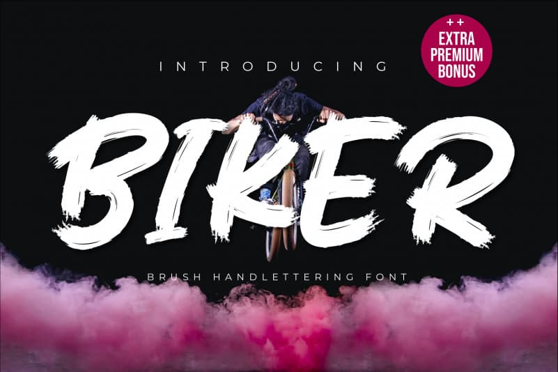 Biker Brush Font
