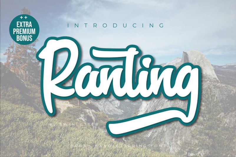 Ranting Script Font