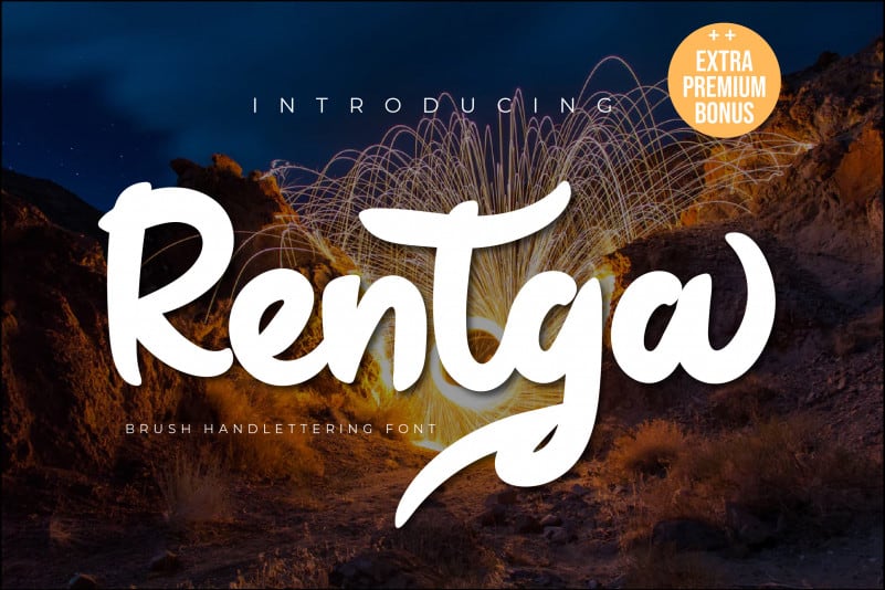 Rentga Script Font