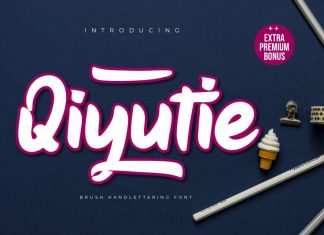 Qiyutie Script Font