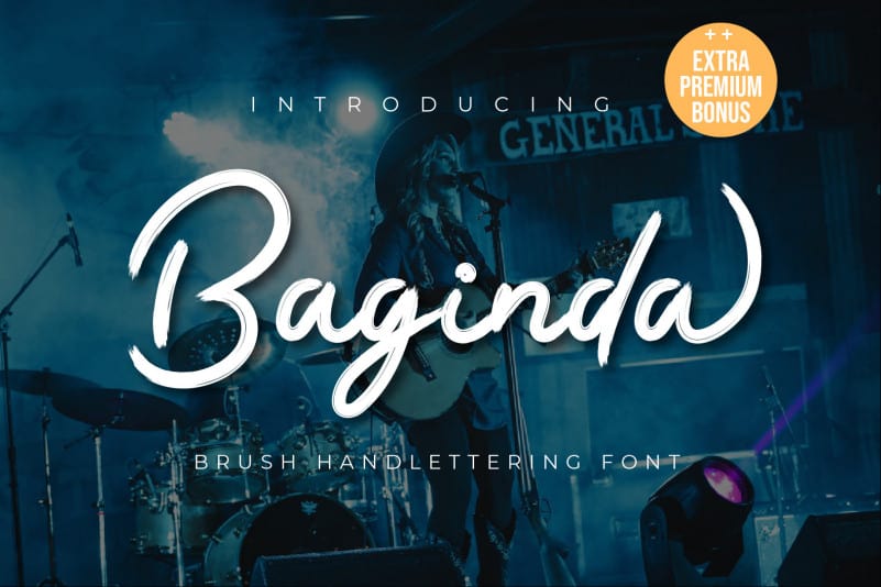 Baginda Script Font