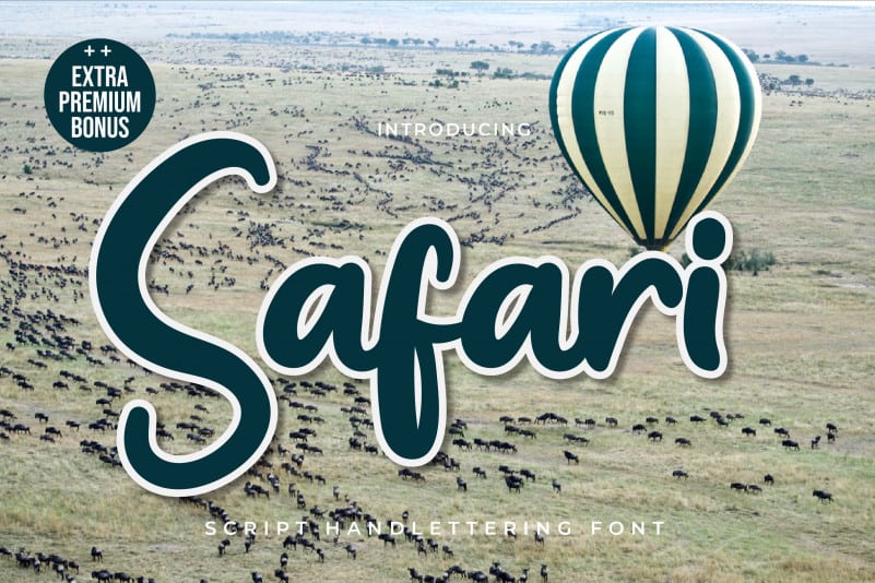 Safari Script Font