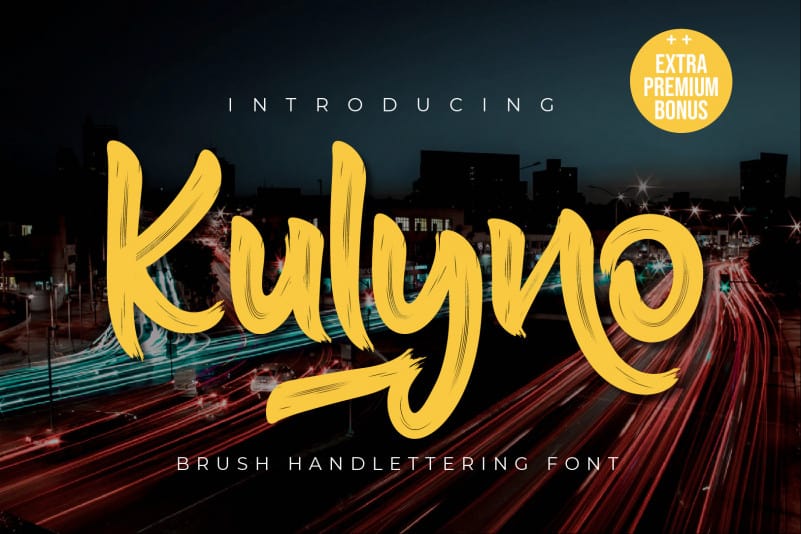 Kulyno Brush Font