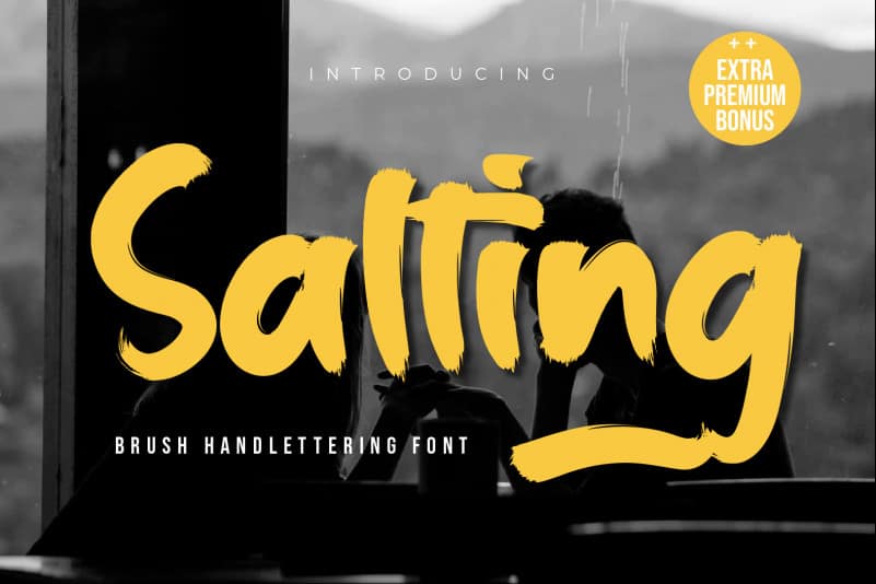 Salting Brush Font
