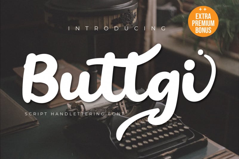Buttgy Script Font