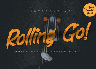 Rolling go Script Font