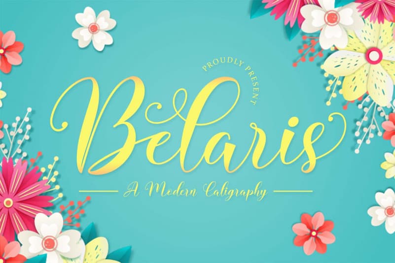 Belaris - Modern Calligraphy Font