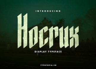 Hocrux Display Font