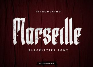 Marseille Blackletter Font