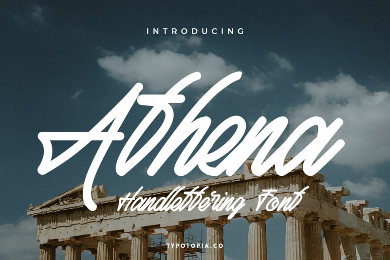 Athena Handwritten Font