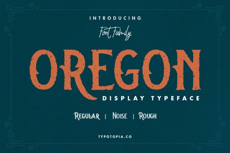 Oregon Display Font