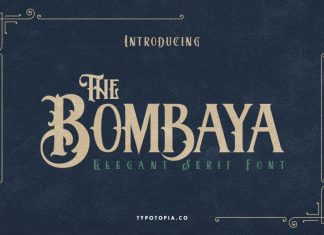 Bombaya Display Font