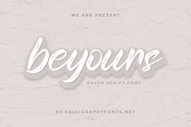 Beyours Calligraphy Script Font