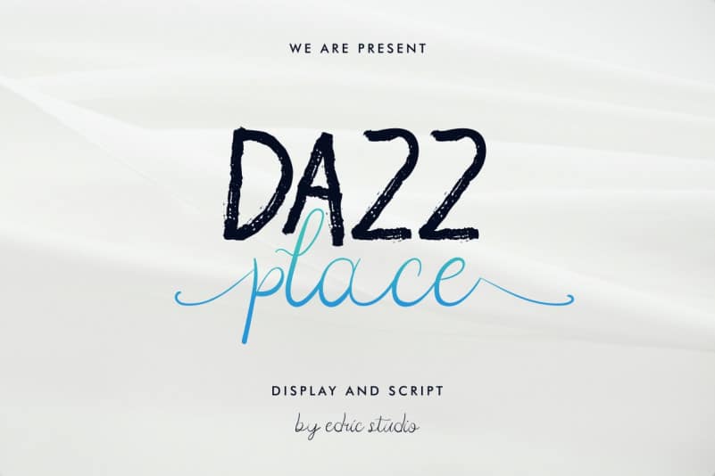 Dazz Place Font Duo Family