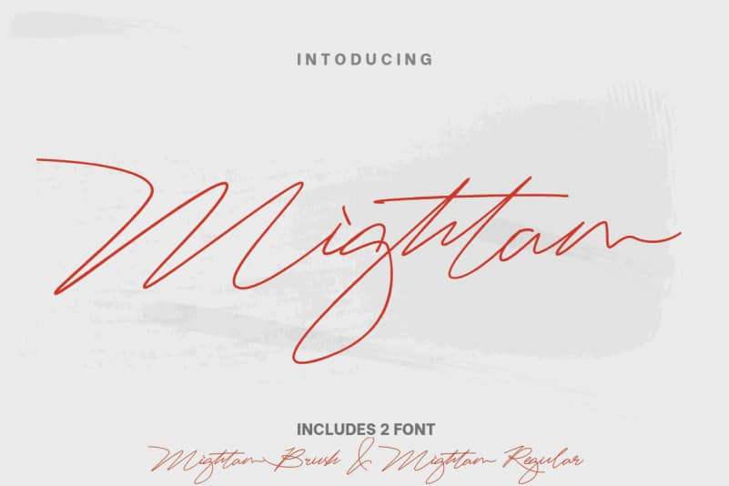 Mightam Script Font