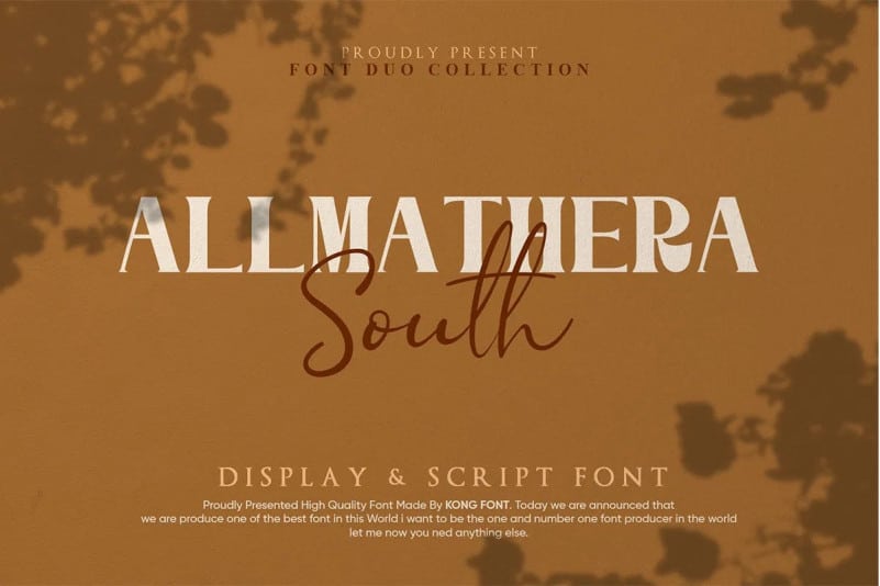 Allmathera South Font Duo