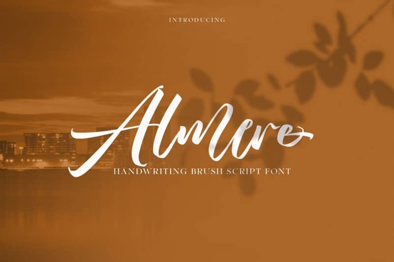Almere Script Font