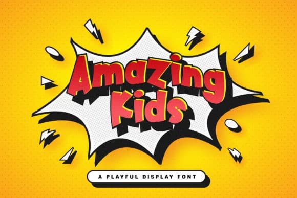 Amazing Kids Display Font
