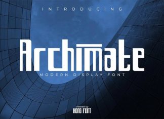 Archimate Display Font