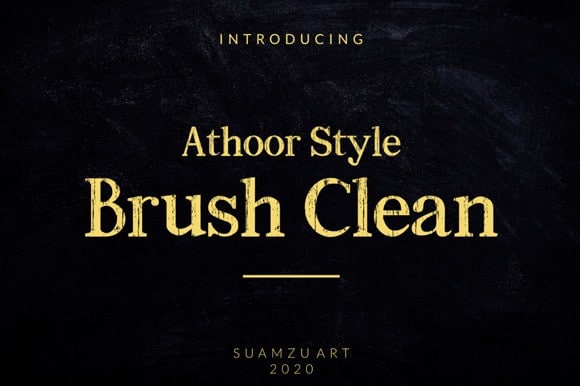 Athoor Style Brush Clean Font