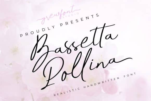 Bassetta Pollina Handwritten Font