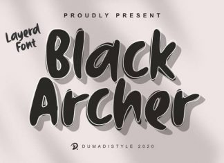Black Archer Display Font
