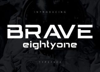 Brave Eighty Display Font