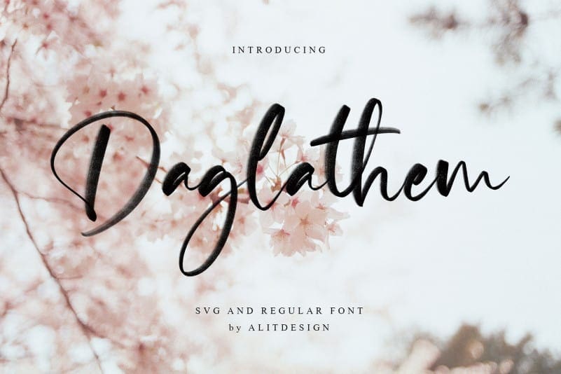 Daglathem Brush Font