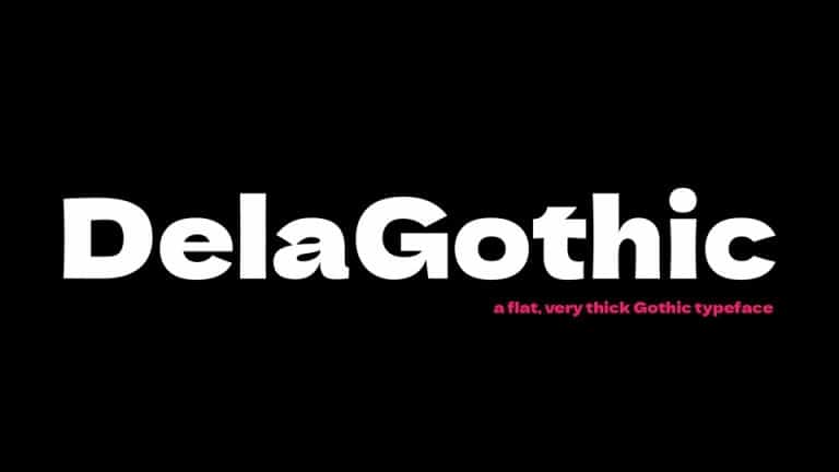 DelaGothic Display Font - Download Free Font