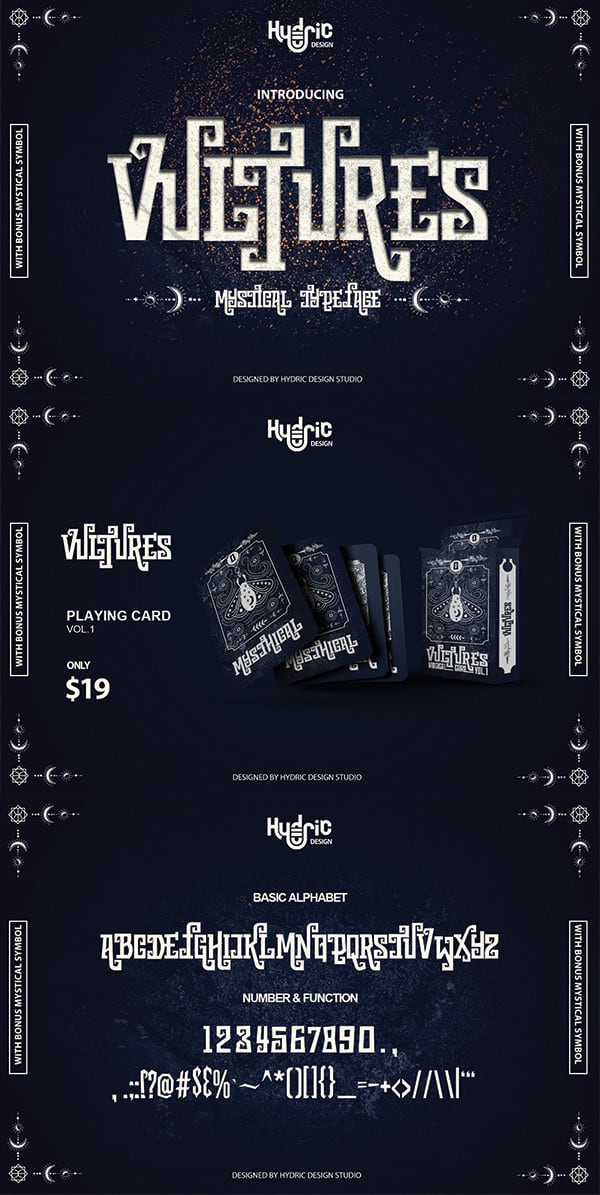 Vultures - Mystical Typeface