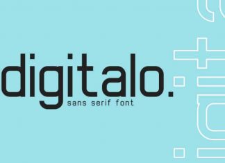 Digitalo Sans Serif Font