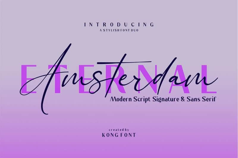 Eternal Amsterdam Font Duo