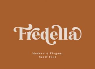 Fredella Serif Font