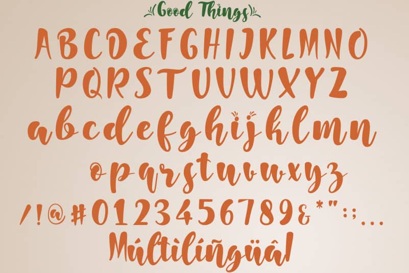 Download Good Things Script Font Befonts Com SVG Cut Files