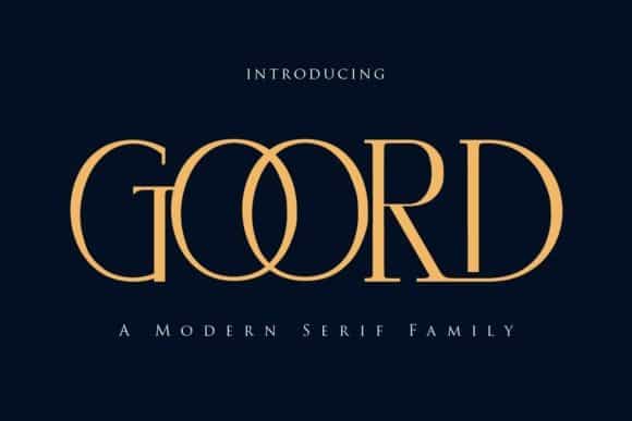 Goord Serif Font