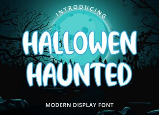 Hallowen Haunted Display Font