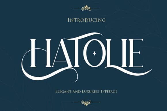 Hatolie Serif Font