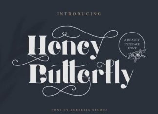 Honey Batterfly Display Font