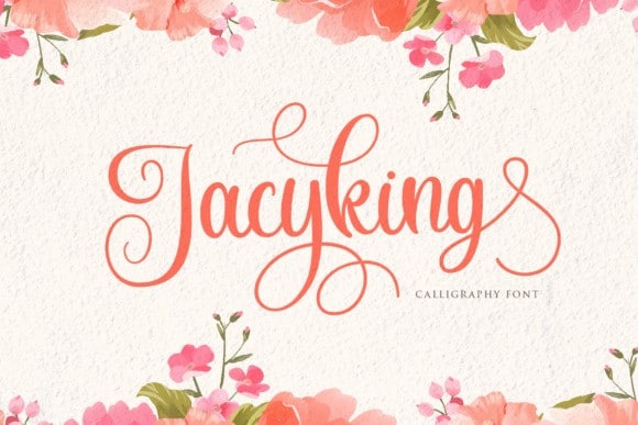 Jacyking Calligraphy Font