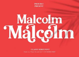 Malcolm Serif Font