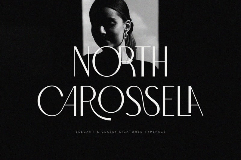 North Carossela Display Font